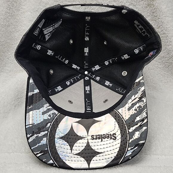 New Era 9FIFTY Pittsburgh Steelers Snapback Hat - New - Picture 6 of 9